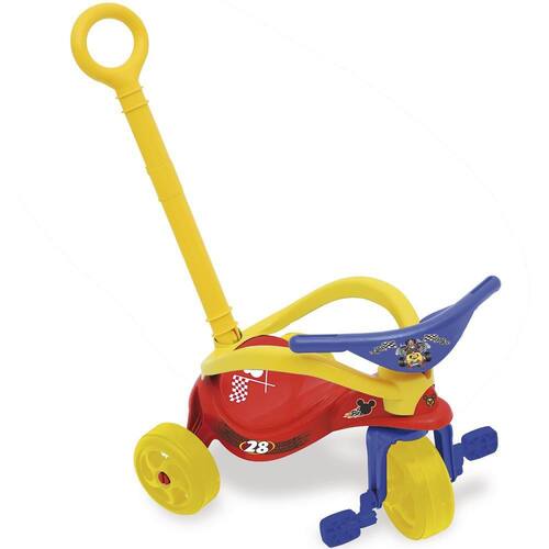 Triciclo Mickey Disney Com Empurrador E Proteção Xalingo Menor preço em Triciclo Mickey Disney Com Empurrador E Proteção Xalingo