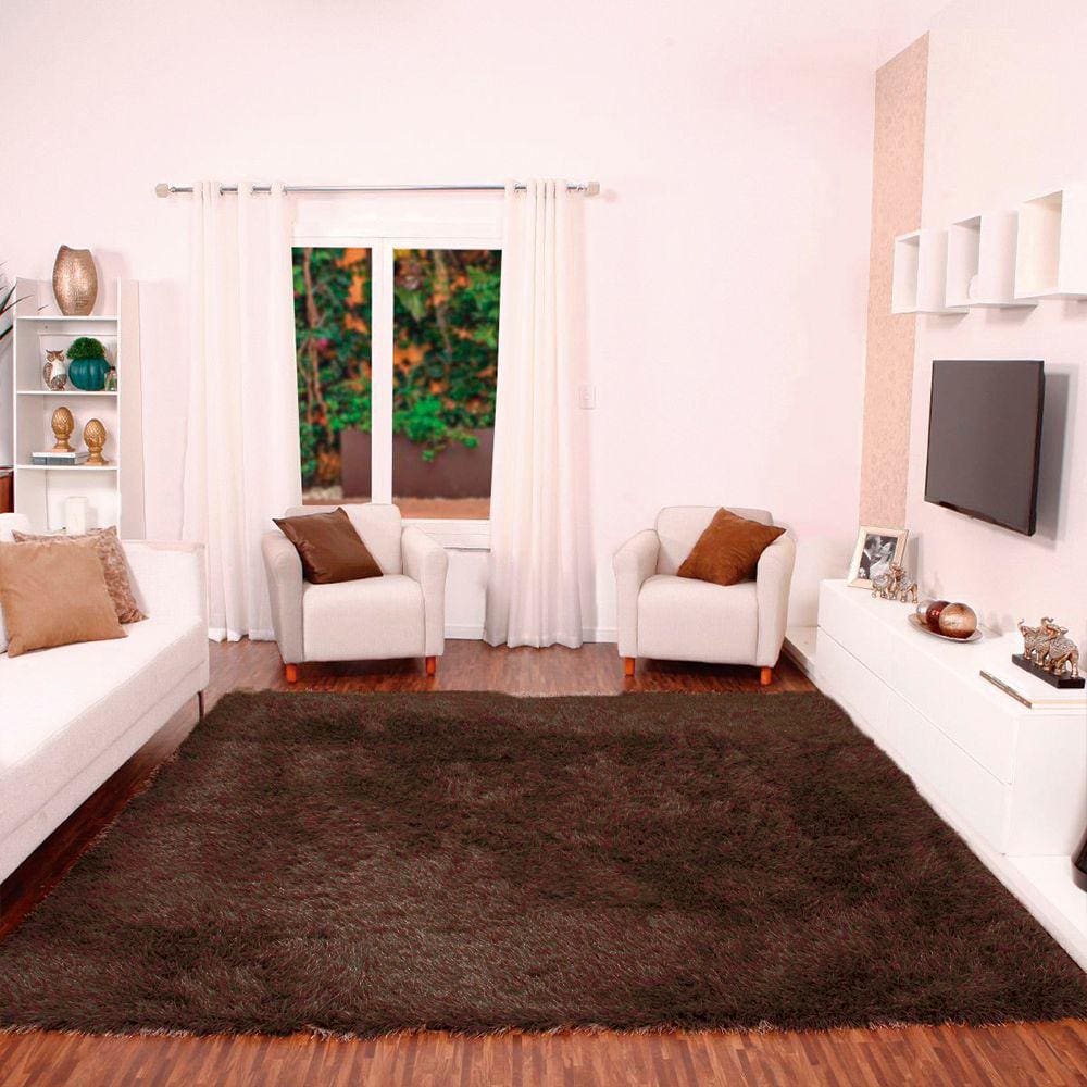 Tapete para Sala Shaggy Requinte Casa Dona 200x300cm