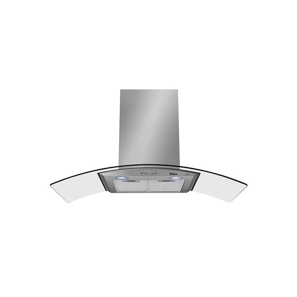Coifa de Parede Philco Glass 60 PCO60G Vidro Curvo 3 velocidades