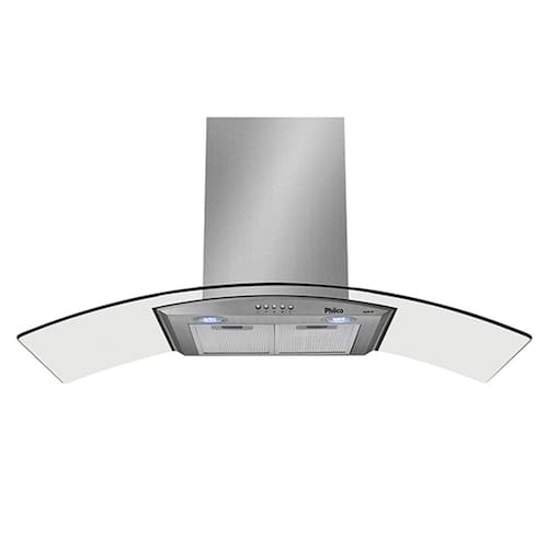 imagem-Coifa de Parede Glass 90 Inox Dupla Função Philco - 220V