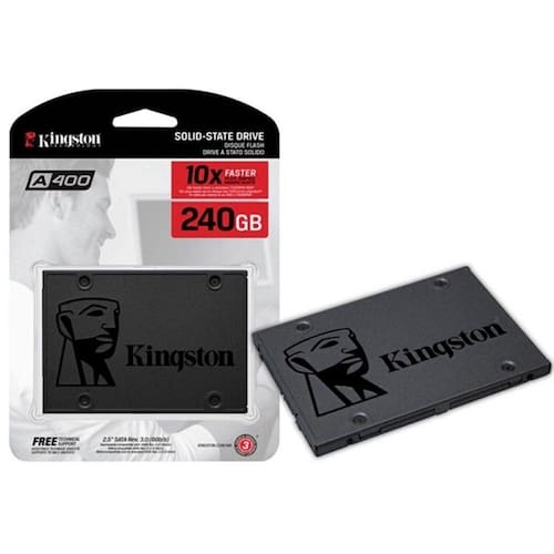 Hd Ssd 240gb Kingston 2.5 Sata Ill A400 - Sa400s37/240g Menor preço em Hd Ssd 240gb Kingston 2.5 Sata Ill A400 - Sa400s37/240g