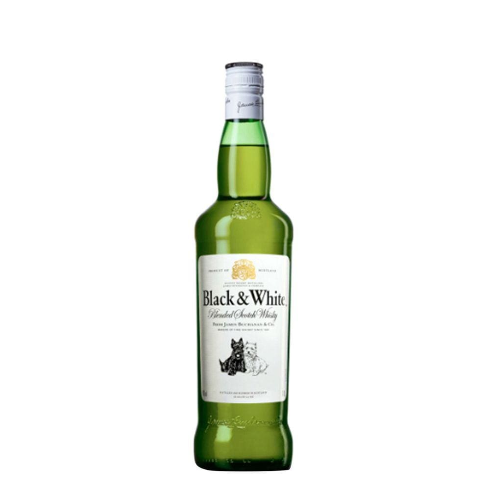 Whisky Black & White 1000ml