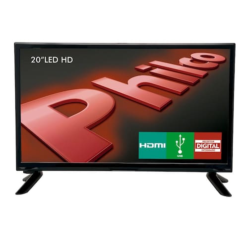 imagem-TV LED 20" Philco PH20M91D HD com 1 USB 1 HDMI DTV Surround Função Guide Info Sleep Timer Sleep Timer e 60Hz