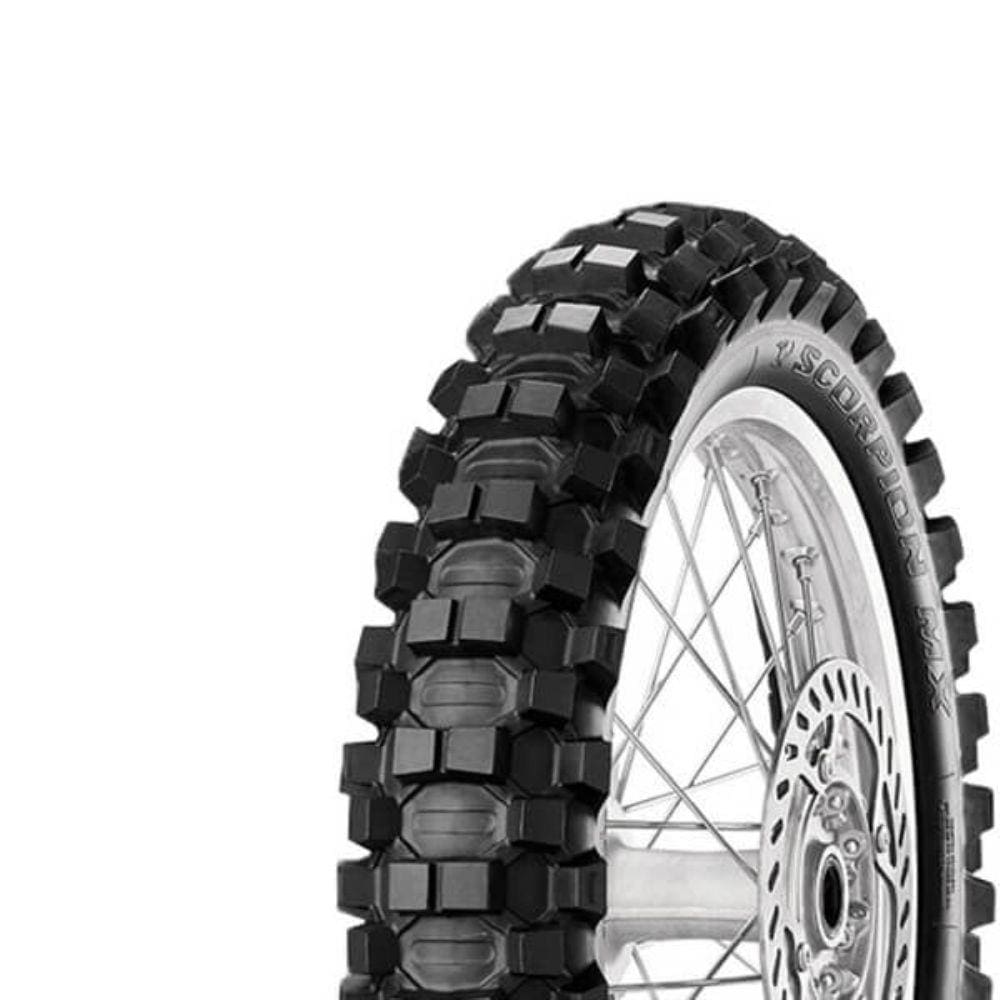 Pneu de moto 100/100-18 NHS Scorpion Extra X Pirelli 59M - Traseiro - aro - 18