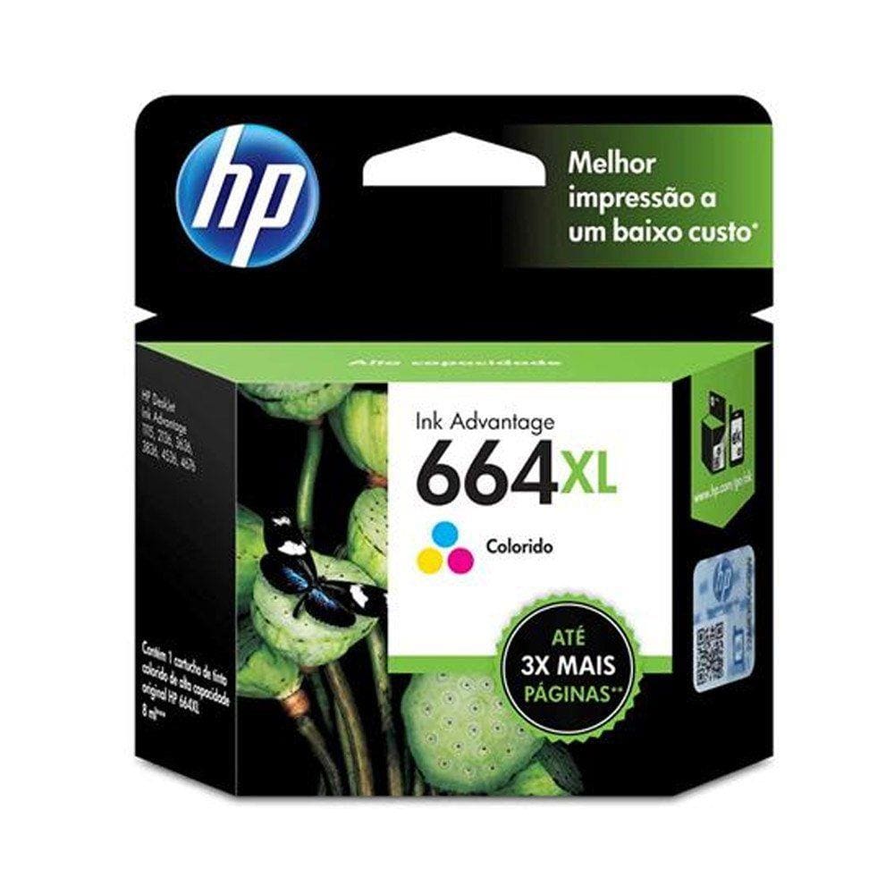 Cartucho de Tinta HP 664XL Color ink Advantage F6V30Ab