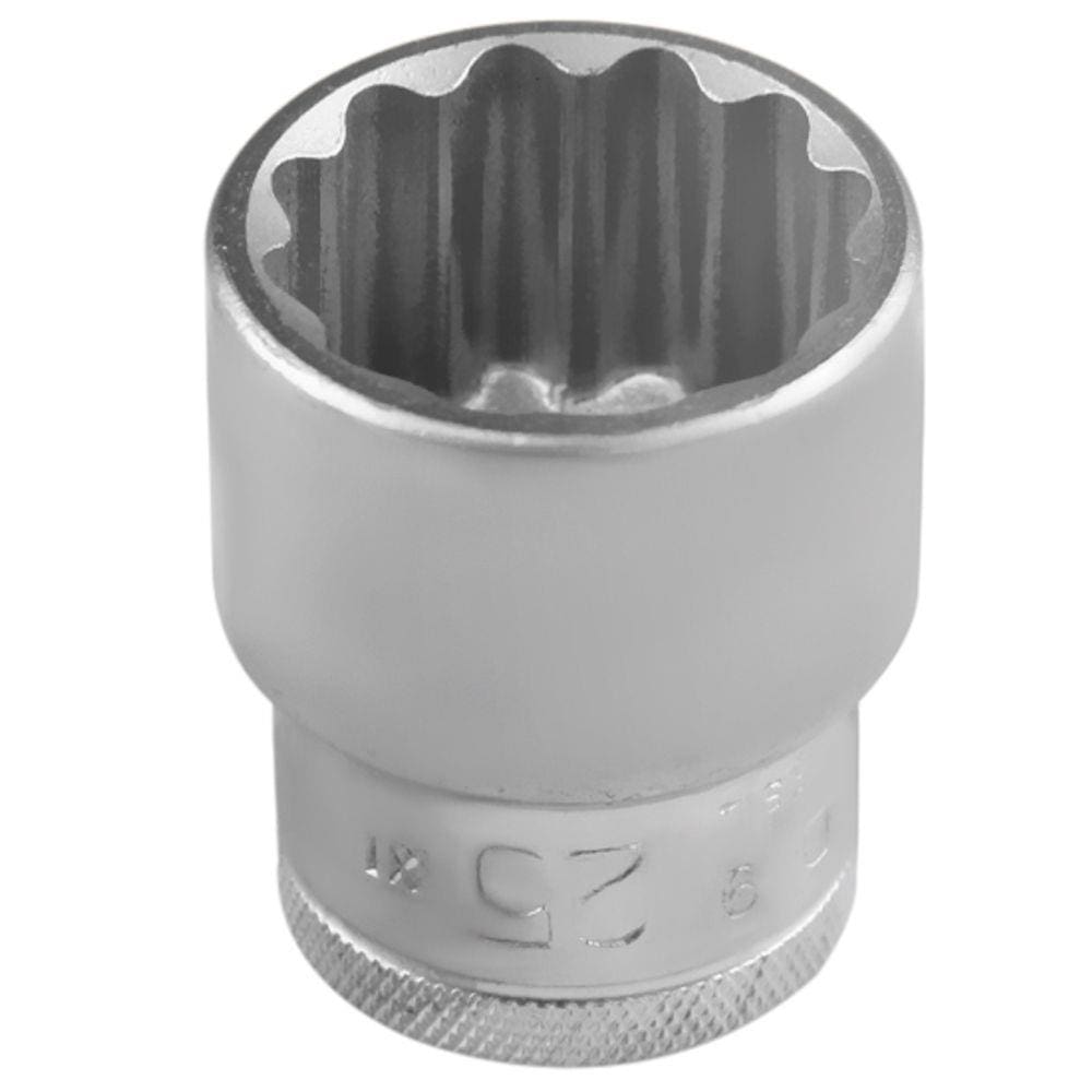 Soquete Estriado 25 mm com Encaixe de 1/2 Polegadas Gedore-Soqc25