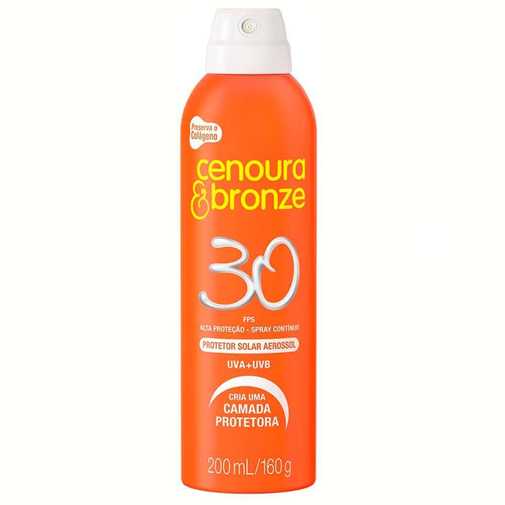Protetor Solar Cenoura & Bronze FPS30 Aerosol