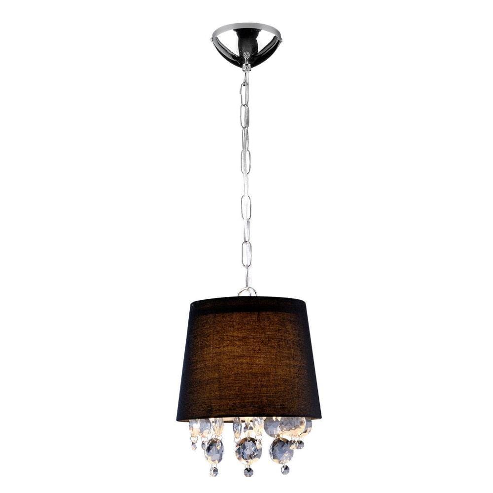 Pendente para 1 Lâmpada 22cm São Paulo Bronzearte Preto