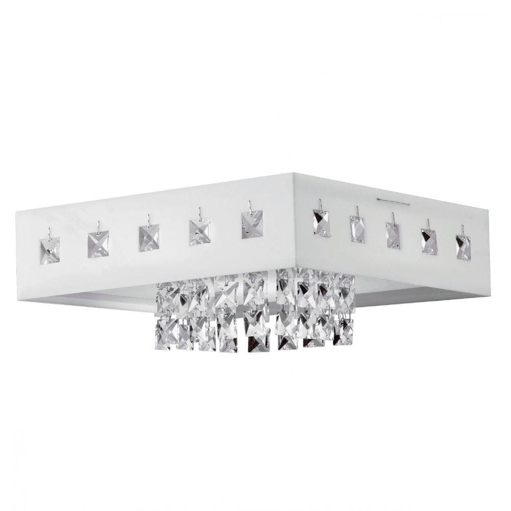 Pendente LED Quadrado 10W Vienna Bronzearte Branco 6400K