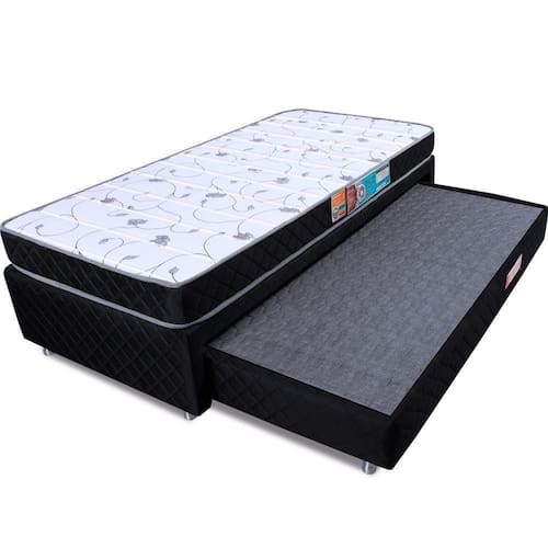 Cama Box Solteiro Colchão D33 Com Bicama Colchão Espuma Bf Colchões 88x188x48cm é boa?
