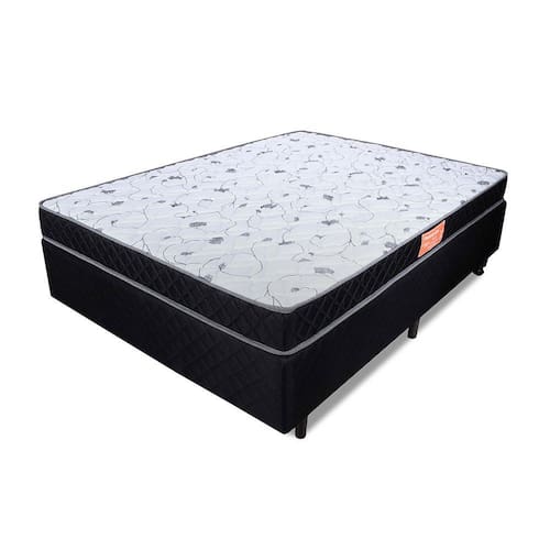 Conjunto Colchão Casal Espuma D33 Anti Alérgico + Box BF Colchões 138x188x54cm Menor preço em Conjunto Colchão Casal Espuma D33 Anti Alérgico + Box BF Colchões 138x188x54cm