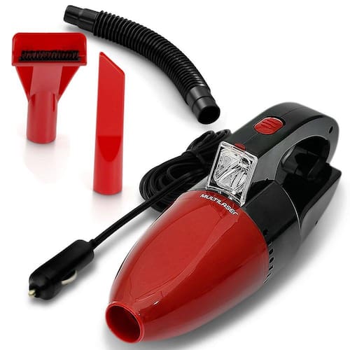 Aspirador de Pó e Líquido Automotivo Portátil Multilaser 12V 60W com Luz de LED Preto e Vermelho Menor preço em Aspirador de Pó e Líquido Automotivo Portátil Multilaser 12V 60W com Luz de LED Preto e Vermelho