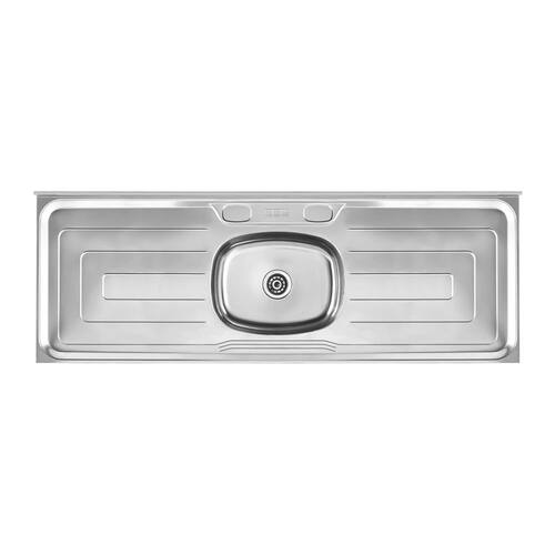 Pia para Cozinha Bella Franke Inox com Válvula - 150x53 cm Menor preço em Pia para Cozinha Bella Franke Inox com Válvula - 150x53 cm