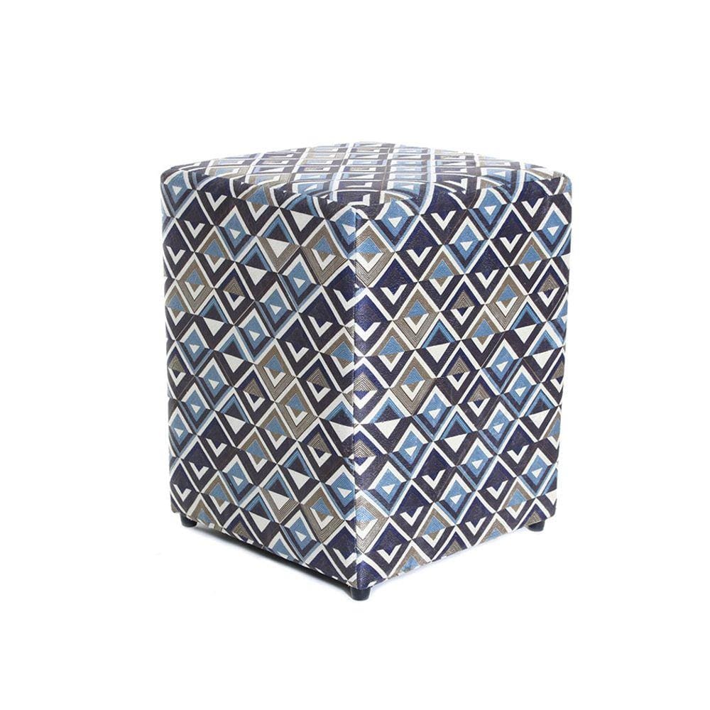 Puff Quadrado 45cm Decorativo Estampado