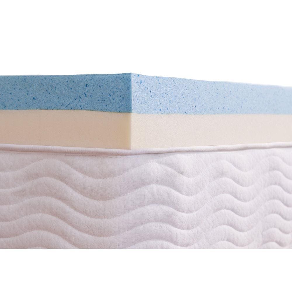 Pillow Top Visco Nasa Gel + Látex Hr Foam Solteiro (78) 8cm