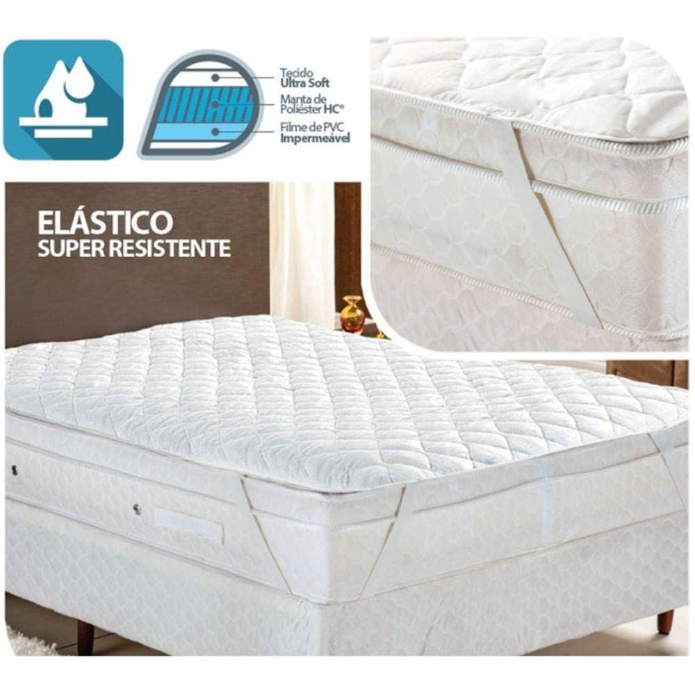 Protetor de Colchão - Protect Plus - Casal - Impermeável - Trisoft