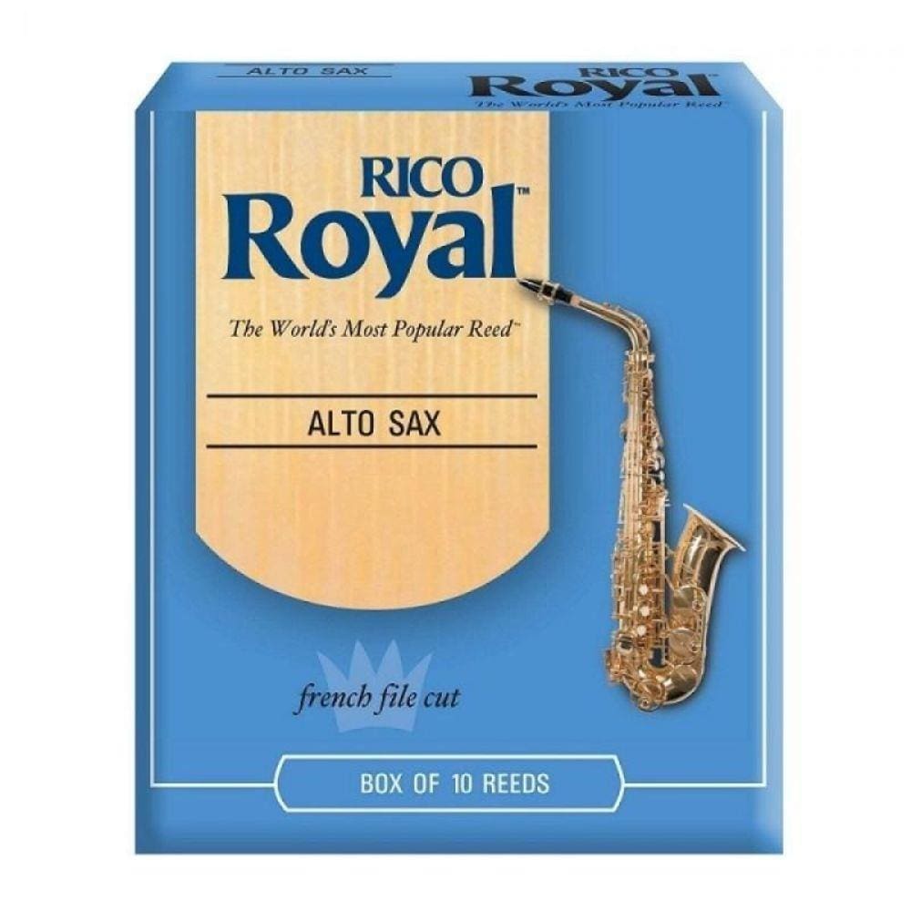 Caixa com 10 Palhetas para Sax Alto Rico Royal 1,5 RJB1015