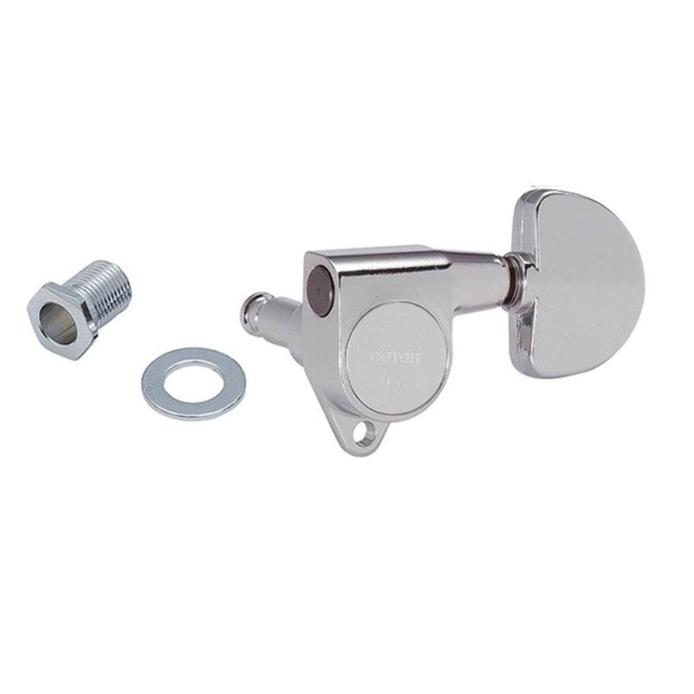 Tarraxa Gotoh para Guitarra e Violão Blindada 3X3 Cromada SG301-20