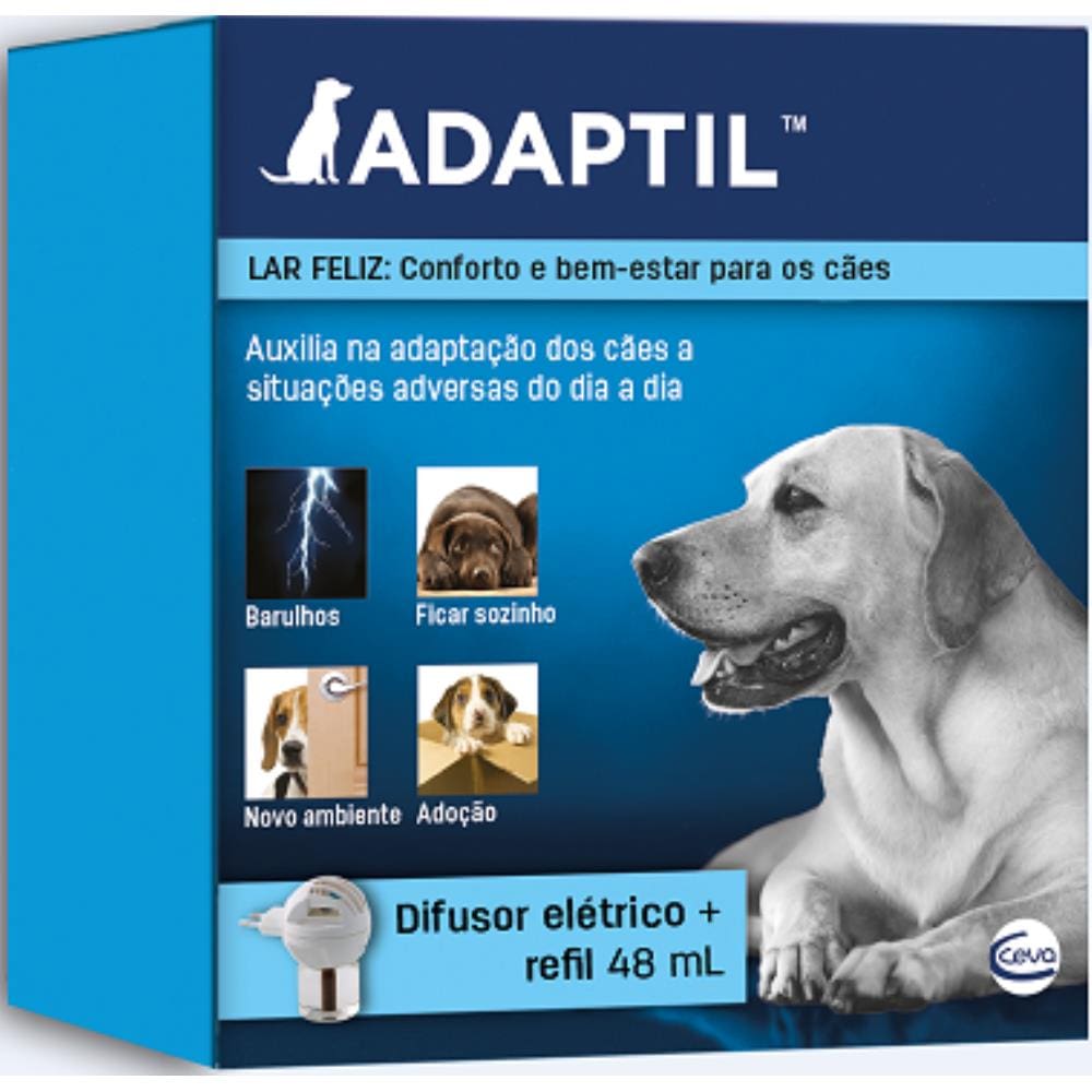 Difusor Elétrico Ceva Adaptil + Refil para Cães 48ml