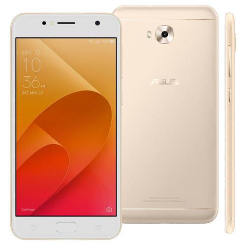 imagem-Smartphone Asus Zenfone Selfie ZB553KL Dourado com 16GB, Tela 5.5", Dual Chip, Câmera 13MP, Android 7.0, Processador Quad Core e 2GB RAM