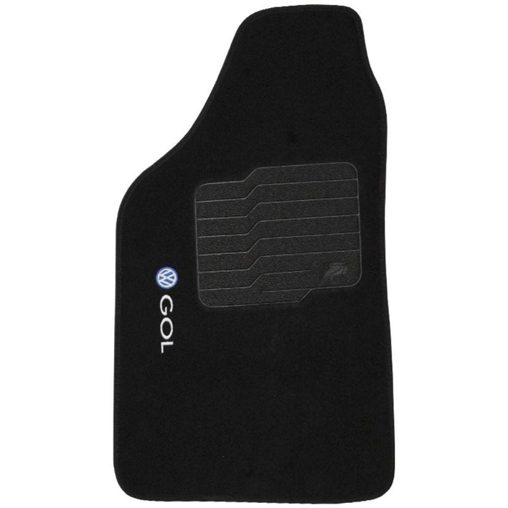 Jogo Tapete Automotivo Carpete Gol Quadrado Bola G2 G3 G4 G5 80/13 Soft Preto