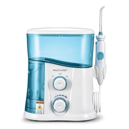 imagem-Irrigador Oral Profissional Multilaser Clearpik Portable 1000 ml com 7 Bicos e UV - HC038