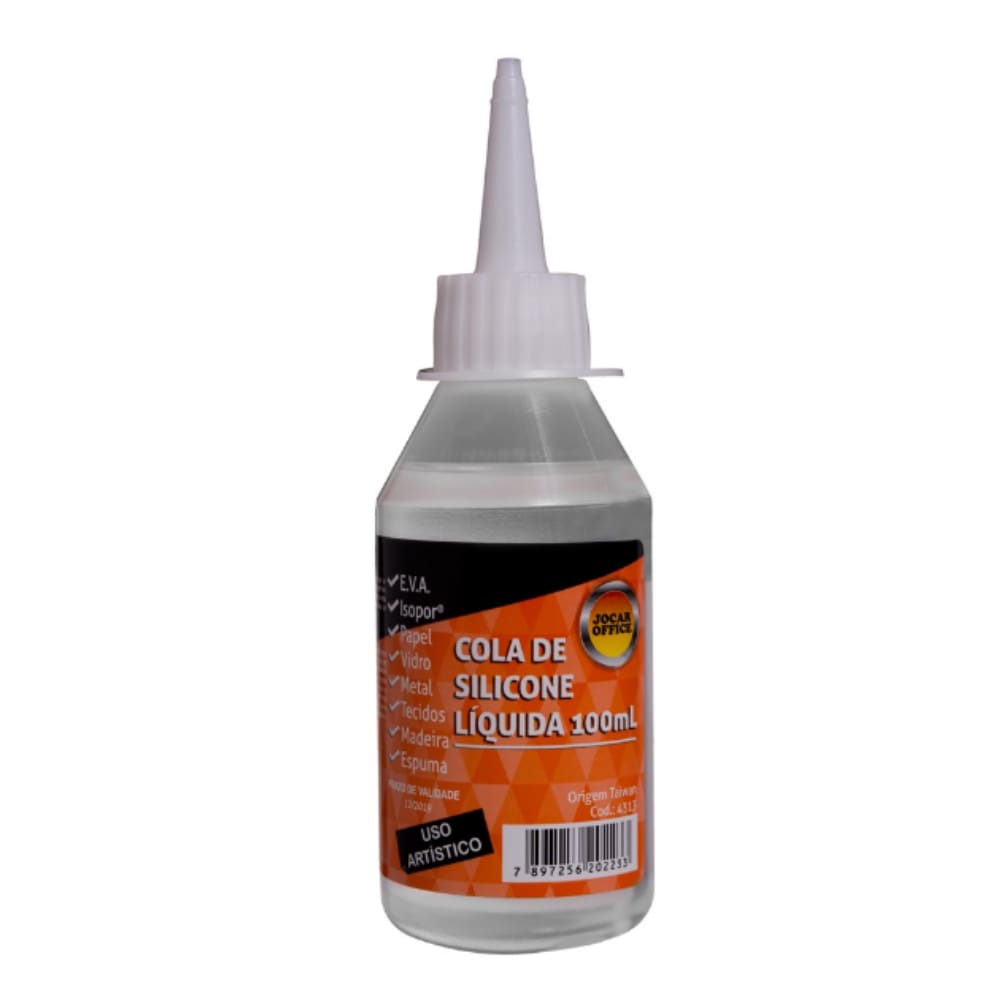 Cola de Silicone Líquida 100ml Jocar Office