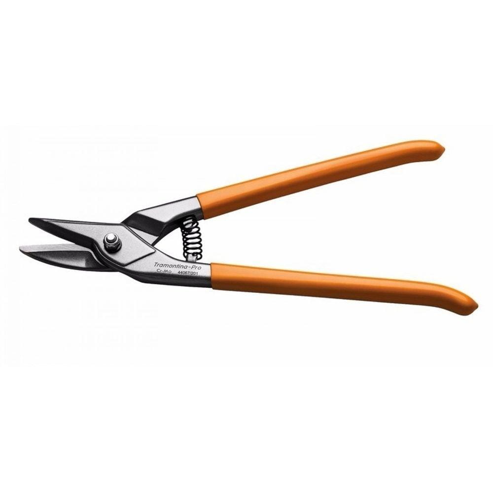 Tesoura para Cortar Chapas Modelo Alemão Pinguim Corte Direito 12\" Tramontina PRO