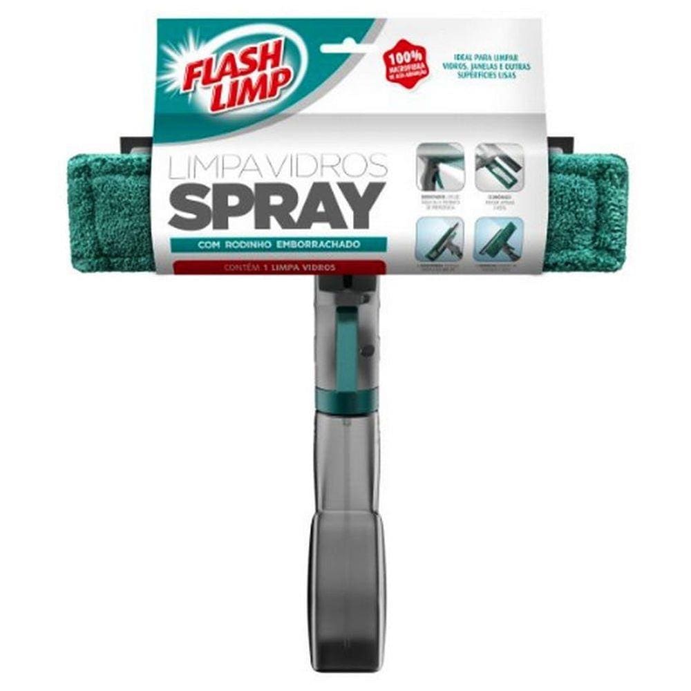 Mop Limpa Vidros Spray 3 em 1 Flashlimp