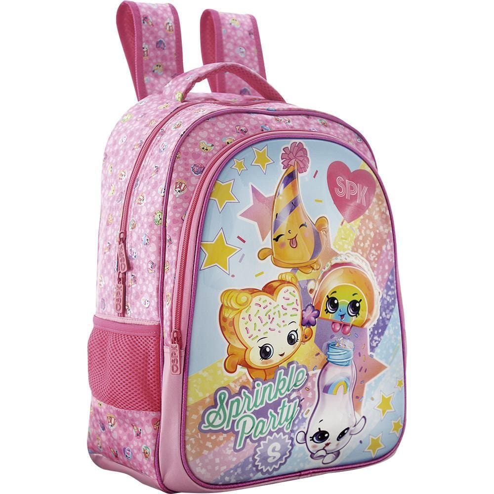6793 - Mochila Xeryus Tamanho 14 Shopkins Sprinkle Rosa