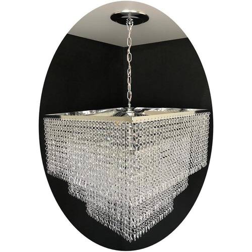 Lustre Pendente de Cristal Acrílico Alto Brilho 45x80 Lina Design AC25 é boa?