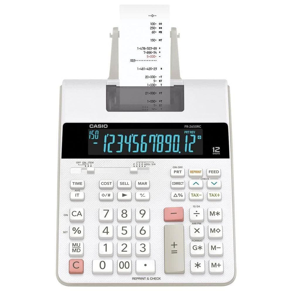 Calculadora Com Bobina Display 2.0 Fr2650rcbdc Casio