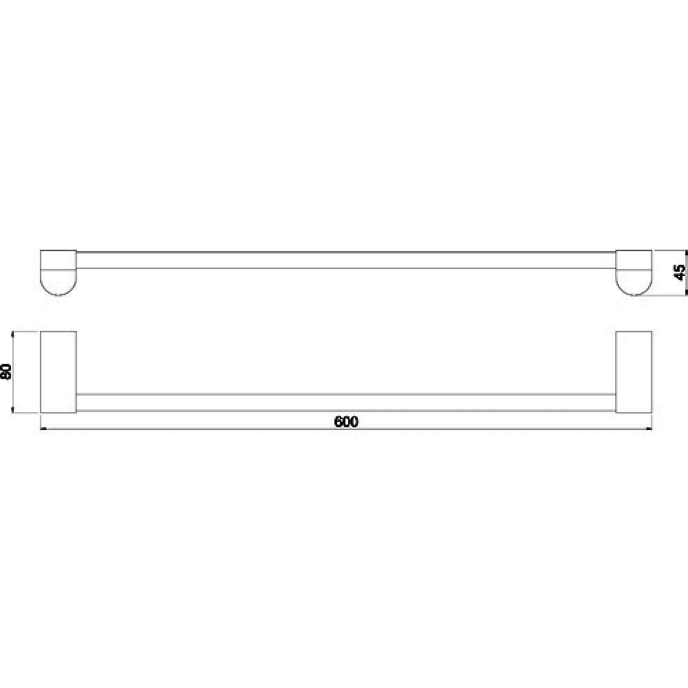 Toalheiro Barra 60 Cm Lorenlike - Lorenzetti