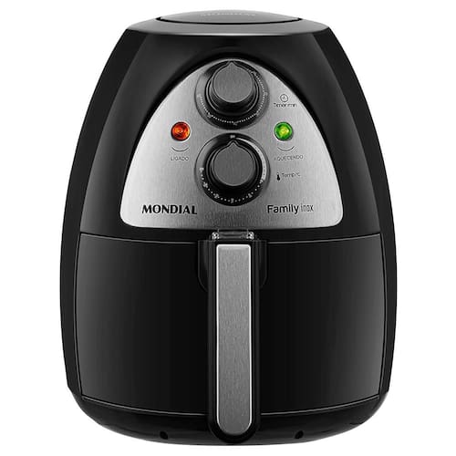 Fritadeira Elétrica Sem Óleo Air Fryer Mondial Family NAF-03I 4L - Preta e Inox é ruim? Fritadeira Elétrica Sem Óleo Air Fryer Mondial Family NAF-03I 4L - Preta e Inox é boa?