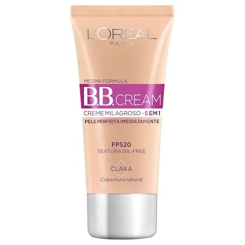imagem-Base BB Cream 5 em 1 FPS20 L'Oréal Paris - Cor Clara 30ml - Claro