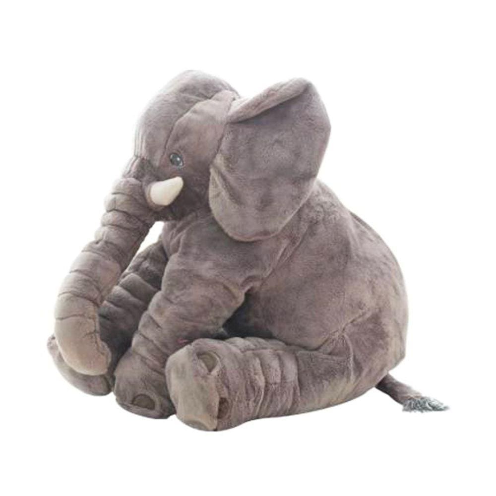 Almofada Elefante de Pelúcia Cinza - Buba Baby