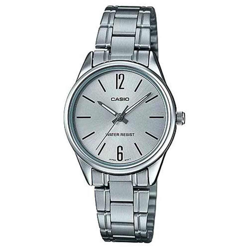 Relogio Feminino Casio pequeno Analógico Prata