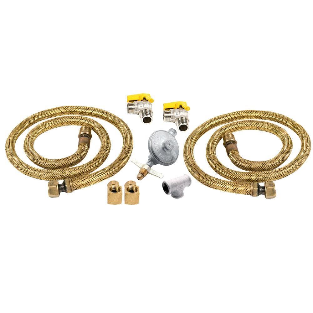 Kit de Instalação Dupla para Cooktop e Forno para Gás de Botijão - CJ -W10866791_2GLP