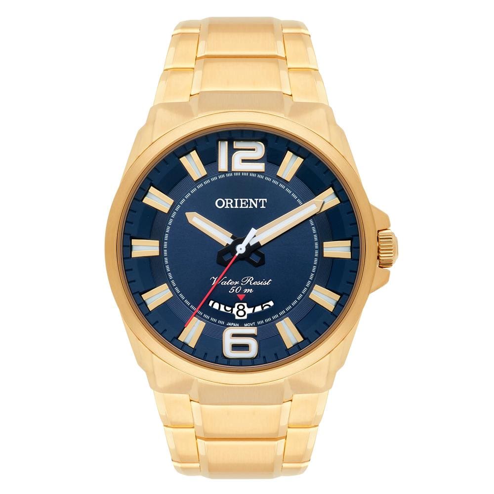 Relógio Masculino Analógico Orient MGSS1157-D2KX – Dourado