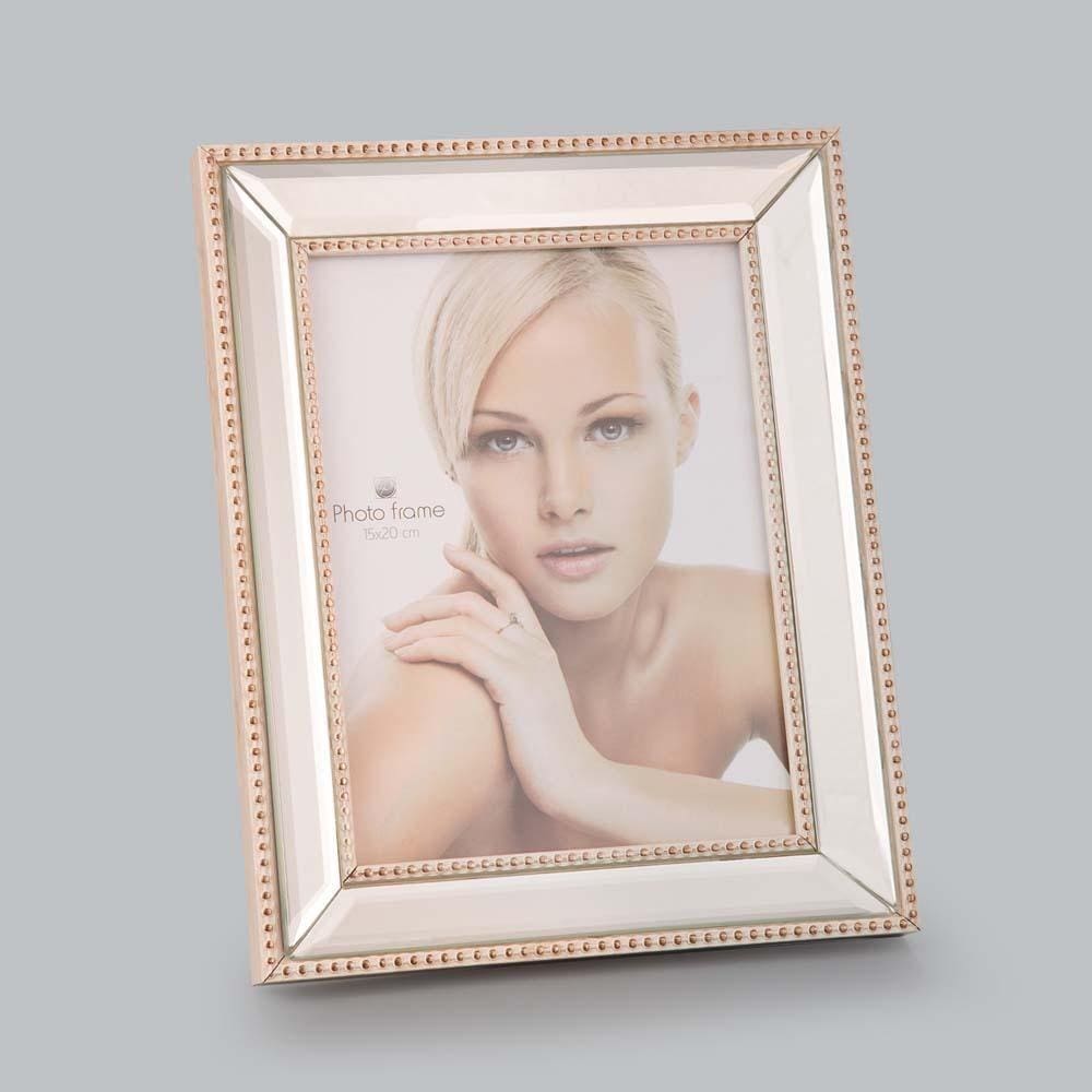 Porta Retrato De Plástico Top Espelhado 10X15Cm - F9-25494