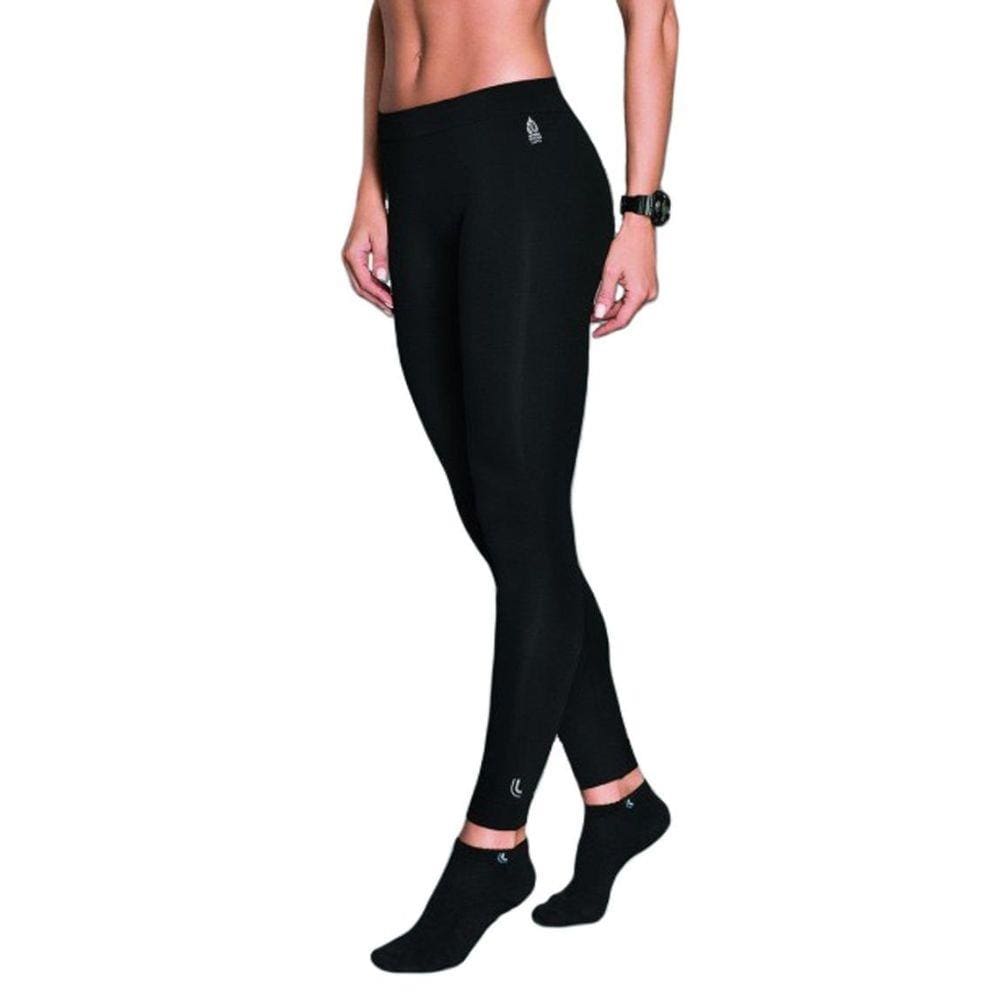 Calça legging feminina térmica e sem costura para academia Lupo 71582