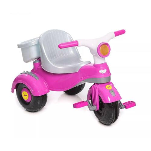 Triciclo Motoca Velotrol Tico Tico Infantil Rosa Omotcha - Chic Outlet -  Economize com estilo!