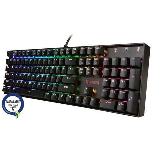Teclado Mecânico Redragon Mitra Rgb - Switch Outemu Blue - K551rgb-1 - Abnt Menor preço em Teclado Mecânico Redragon Mitra Rgb - Switch Outemu Blue - K551rgb-1 - Abnt