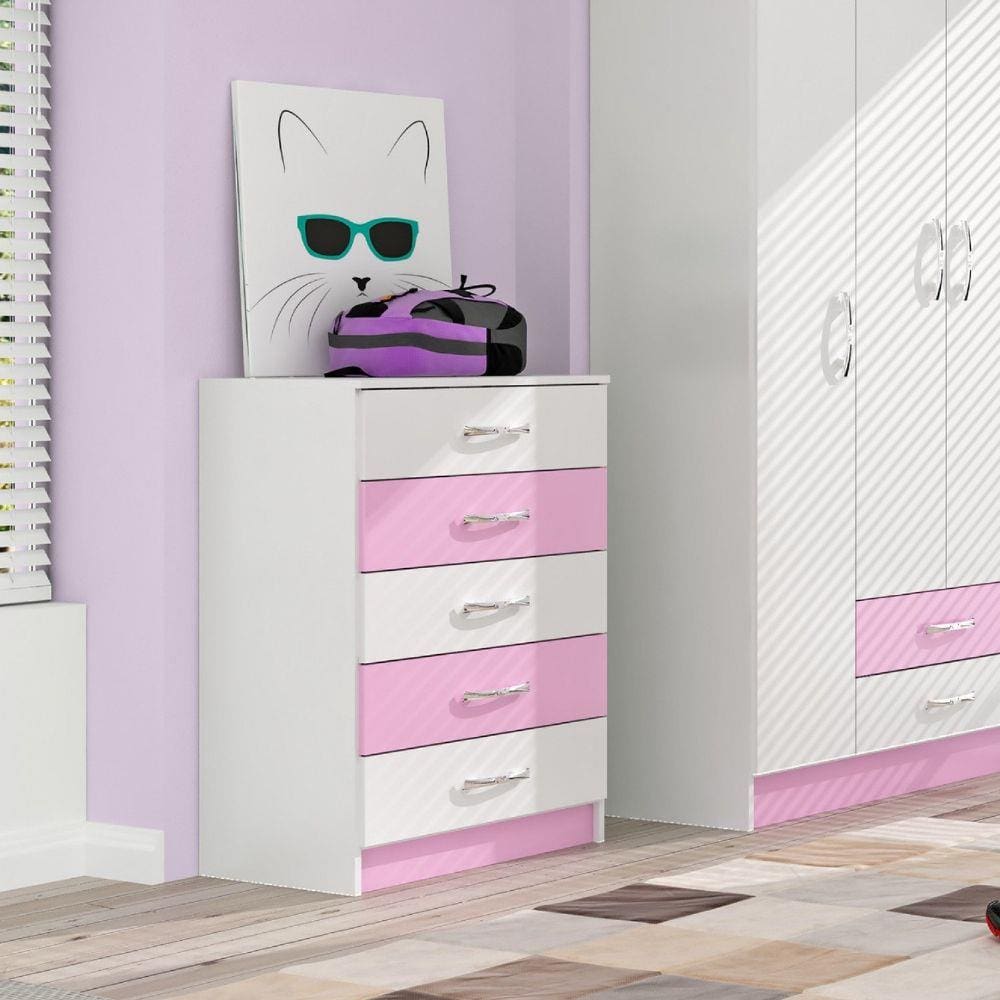 Cômoda 5 Gavetas Maxi Evidência Móveis