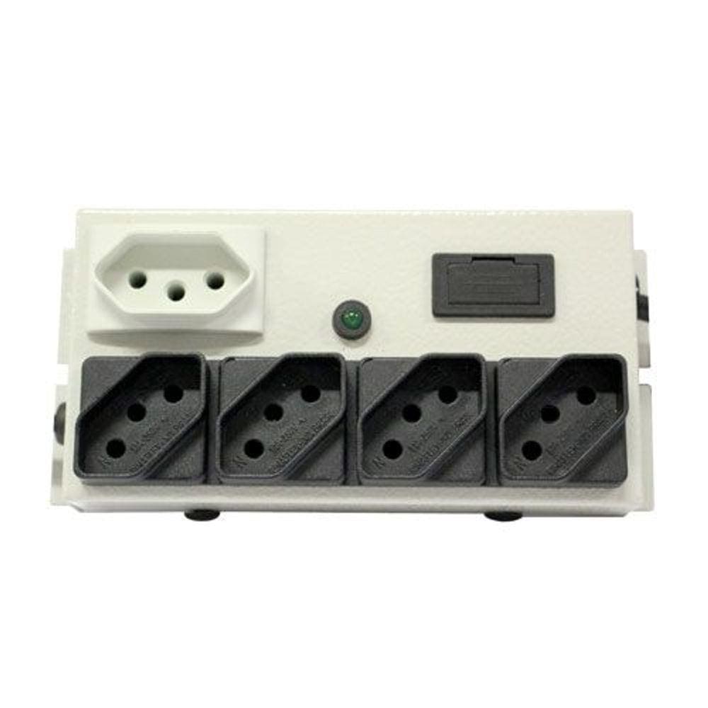 2 Filtros de Linha Eco 5 tomadas economizador de energia