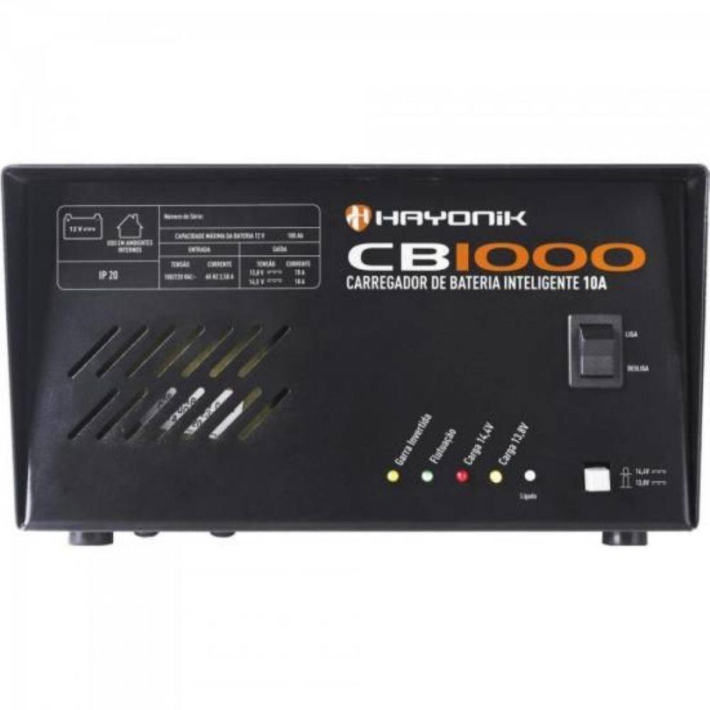 Carregador de Bateria Inteligente 5A CB1000 HAYONIK