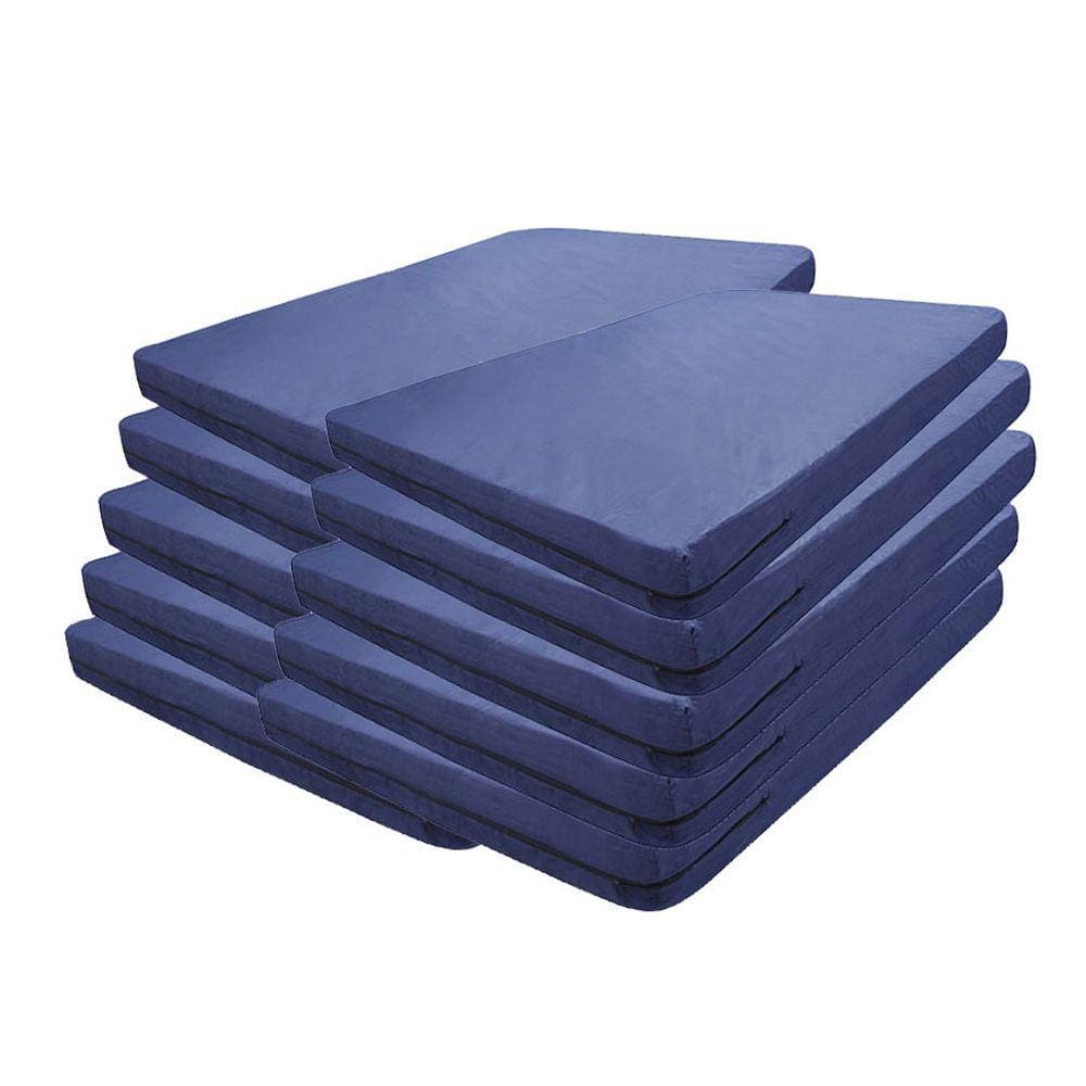 Kit com 10 Capas de Colchão Casal 138x17 Impermeável Hospitalar Courvin