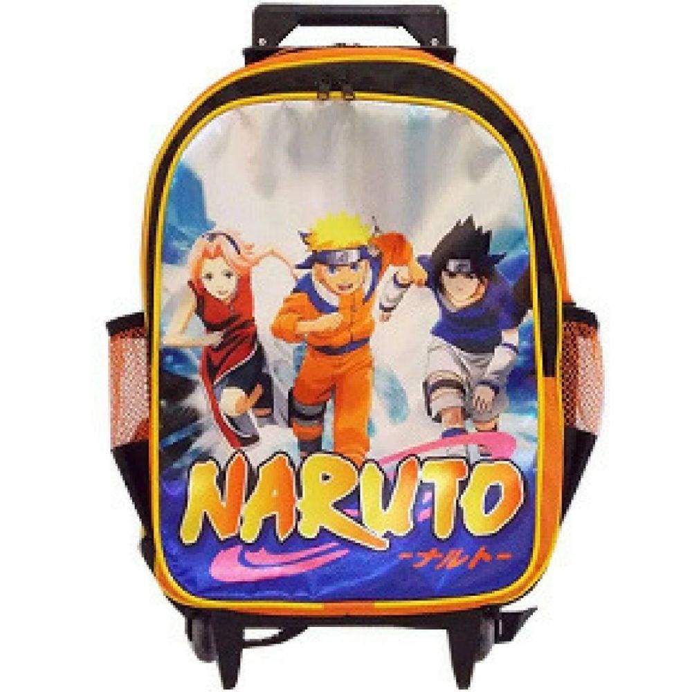 Mochila de Rodinha Naruto com Estojo