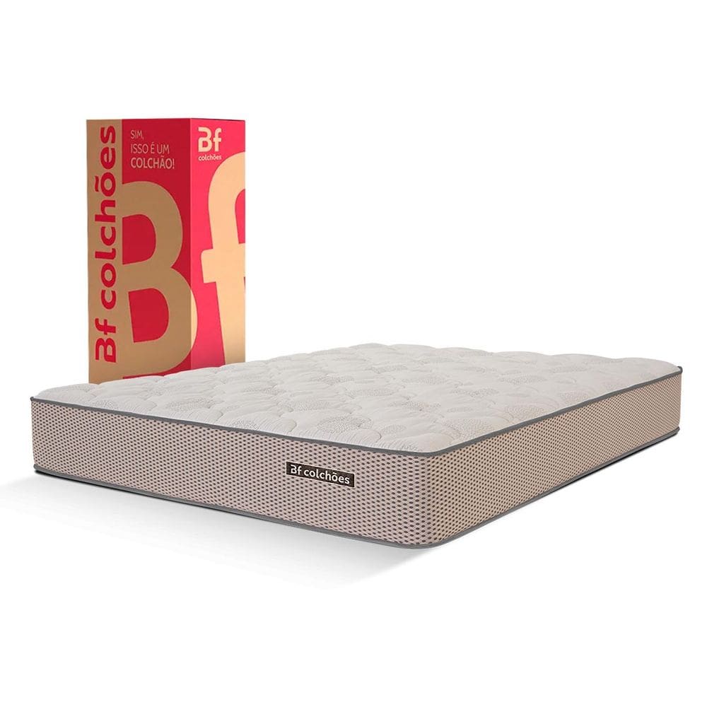Colchão King Molas Ensacadas Dupla Face Espuma HR a Vácuo 193x203cm BF Colchões