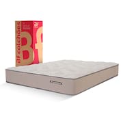 Colchão King Molas Ensacadas Dupla Face Espuma HR a Vácuo 193x203cm BF Colchões